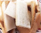 パンの耳で揚げパン作り方1写真