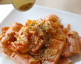 魚肉ソーセージのキムチ炒め作り方5写真