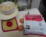 小麦無し、ご飯でホットケーキ作り方1写真