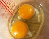 ずぼら　さやえんどうの卵とじ　麺つゆで作り方1写真