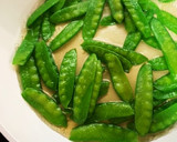 ずぼら　さやえんどうの卵とじ　麺つゆで作り方4写真