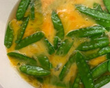 ずぼら　さやえんどうの卵とじ　麺つゆで作り方6写真