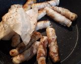 味噌ぶとん＝生麩の豚バラ肉巻き焼き作り方6写真