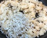 しらすと塩昆布の和チャーハン作り方5写真