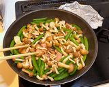 スナップエンドウのバター醤油炒め作り方3写真