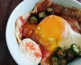 半熟目玉焼き★タレと絡めて目玉焼き丼*･作り方13写真
