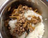 納豆とメンマの混ぜご飯作り方2写真