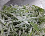 絹さやだけのかき揚げ作り方3写真