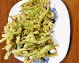 絹さやだけのかき揚げ作り方5写真