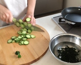 きゅうりとわかめの酢の物作り方1写真