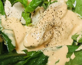 冷凍鶏肉活用●ゆで鶏のケチャ＆マヨソース作り方4写真