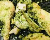 冷凍鶏肉活用●ゆで鶏のジェノベーゼソース作り方3写真