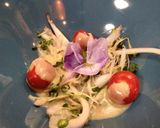 豆苗のサラダ～フラワー添え～作り方6写真
