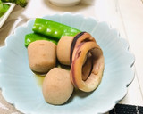 簡単・里芋とイカの煮物作り方5写真