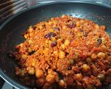 カフェ風チリコンカン フライパンひとつで作り方7写真