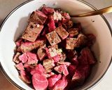 牛肉のタルタル風ステーキ作り方4写真
