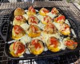 BBQで！じゃがいものトマトチーズ焼き作り方3写真