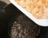 エビ蓮根卵トマト炒め作り方2写真