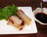 えびと挽き肉の春巻作り方7写真