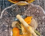 ねまがり竹・ワラビ水煮お野菜辛味噌がけ作り方10写真