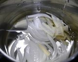 簡単！筍と新玉葱と豆苗のお味噌汁作り方2写真