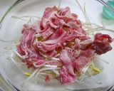 レンジで簡単！青椒肉絲☆牛こまもやし作り方1写真