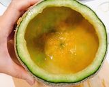 丸ごとメロンケーキ作り方3写真