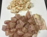 炊飯器で鶏肉おこわ作り方6写真