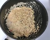 【アレンジ】辛ラーメンカルボナーラ風♡作り方3写真