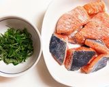 鮭と大葉のカレー南蛮漬け作り方1写真