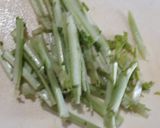 大根葉のバタぽん炒め煮作り方1写真