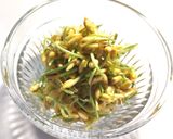 燕麦スプラウトとチーズのブルスケッタ　作り方3写真