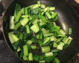 小松菜と豚肉のうまうま丼作り方3写真