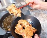 ぷろたんのジャンボ唐揚げと特製ネギソース作り方4写真