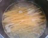 ズッキーニとミートソースのパスタ作り方1写真