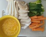 エリンギと卵のオイスターバター炒め作り方1写真