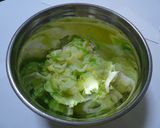 たくあん入りあえ物@倉敷市学校給食作り方2写真