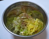 たくあん入りあえ物@倉敷市学校給食作り方4写真