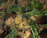 ビーフ・バジル・茄子の炒め物・タイ料理作り方4写真