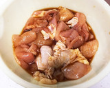 簡単☆鶏もも肉の生姜醤油蒸し焼き作り方1写真