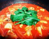 チキンのトマト煮込み♡バケット添え作り方6写真