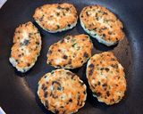 絶品☆鶏ひき肉と豆腐のつくねバーグ作り方7写真
