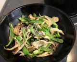 舞茸とピーマンの塩昆布炒め作り方4写真