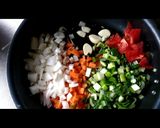 野菜スパゲティ　ビーガンのため作り方1写真
