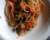 野菜スパゲティ　ビーガンのため作り方4写真