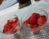 野菜果物で簡単ゼリー（苺)作り方4写真