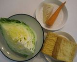 厚揚げの甘辛みそ炒め@倉敷市学校給食作り方1写真
