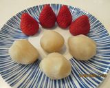 白花豆あんこのいちご大福作り方1写真