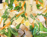 さやえんどうと高野豆腐の卵とじ作り方7写真