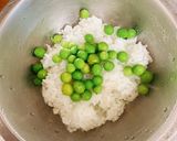 春の味覚✨簡単 色鮮やかピースごはん作り方8写真